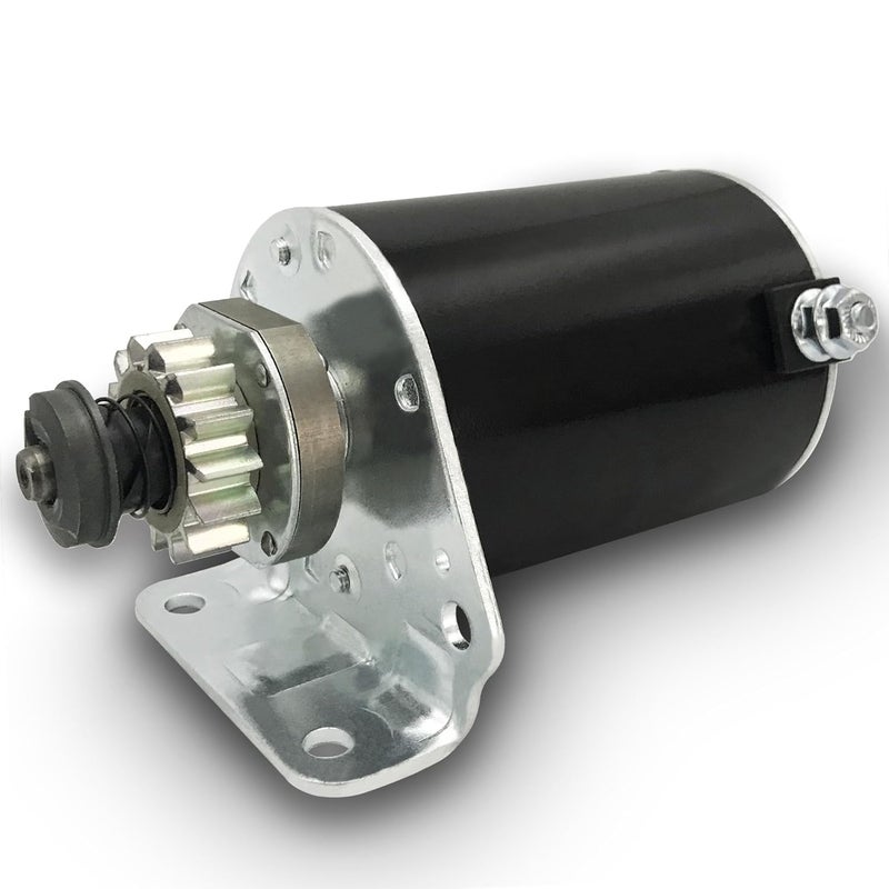 Boatrip 5777 Steel Gear Starter Motor Replacement for Briggs & Stratton 593934 693551 Craftsman John Deere L100 Cub Cadet LT1018 14.5 17 17.5 18 18.5 19 HP Toro New Holland LG693551 33R777 33R877 - Image 1